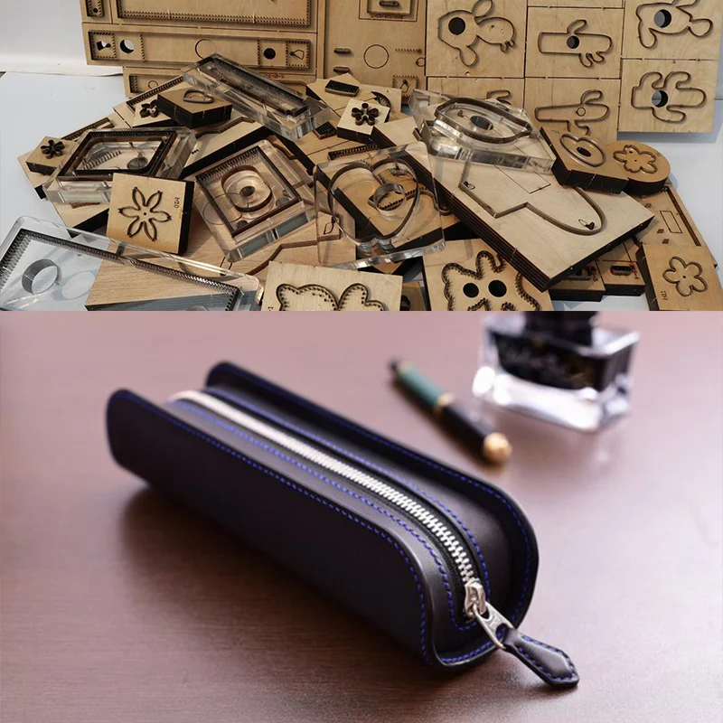 

Japanese steel knife mould handmade leather goods Japanese pen box bag knife mould handmade leather tool knife mould