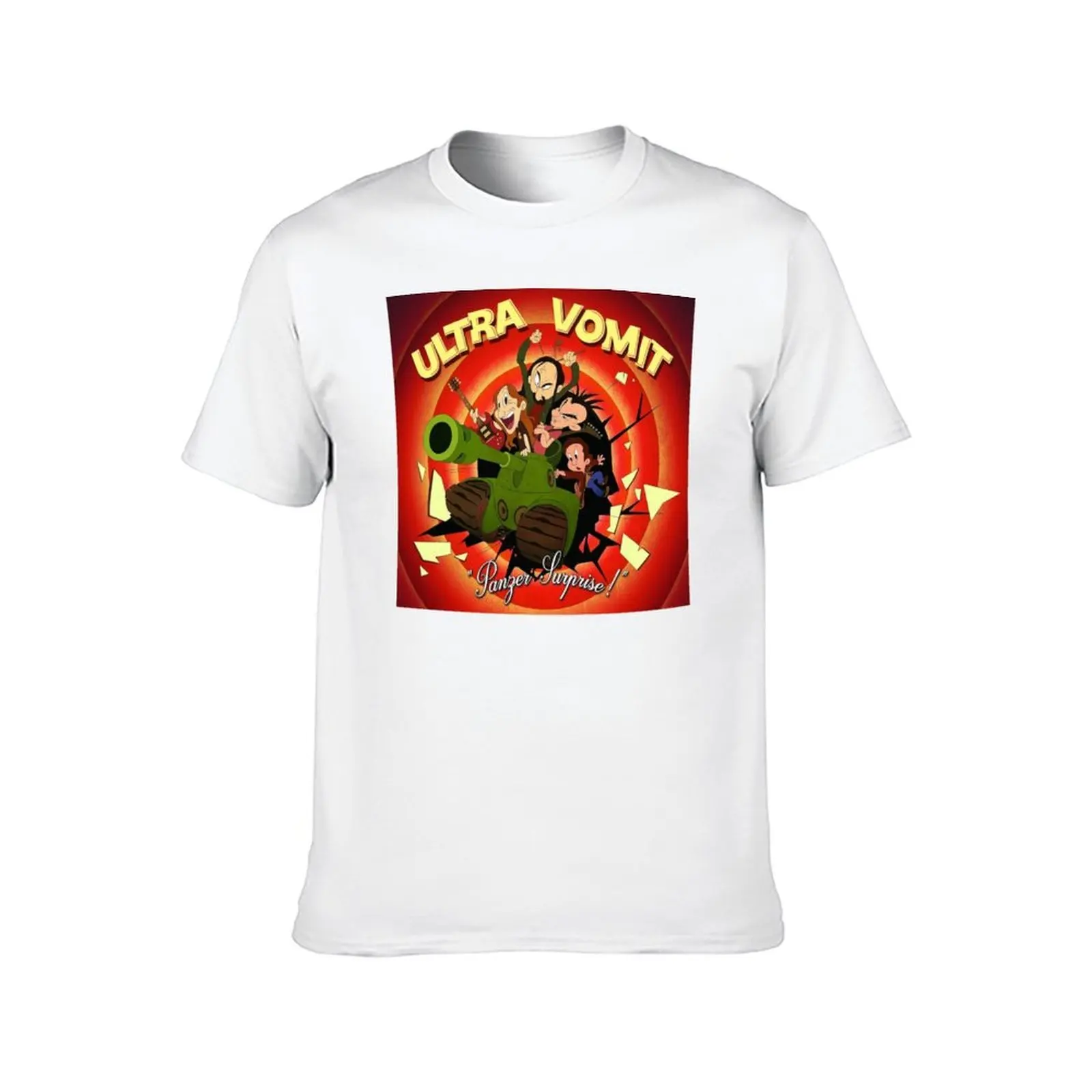 Ultra Vomit - Panzer Surprise ! album 2017 T-Shirt graphic t shirts for man cotton tshirt 100% T-Shirt