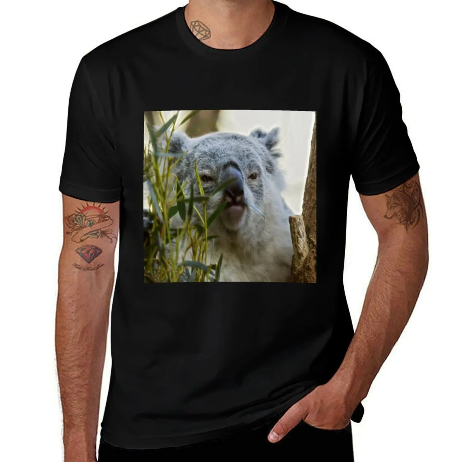 

Koala bear T-Shirt funny t shirts dark humor man t shirts high quality luxury brand T-Shirt