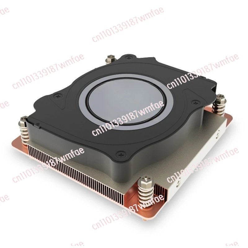 1700-Pin thin 1U server radiator, industrial computer CPU pure copper fan Q7