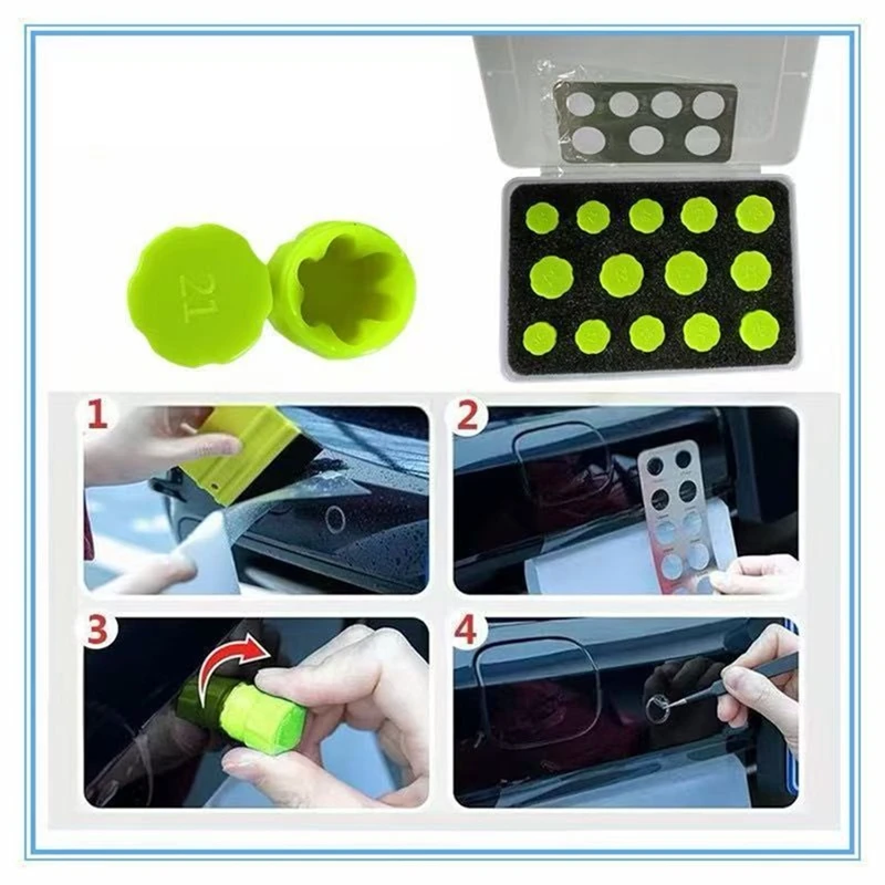 Super Sale Circle Cutting Template Set for Car Parking Sensor Reverse Sensor Sticker Wrapping Film Safe Cut Out Dies Tools