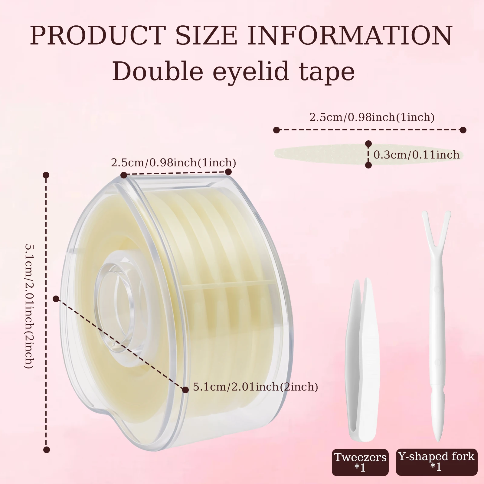 Invisible Double Eyelid Tape Waterproof Stick On Eyelid Lifter Strips Self Adhesive Eyelid Tape Stickers for Monolids Hooded Eye