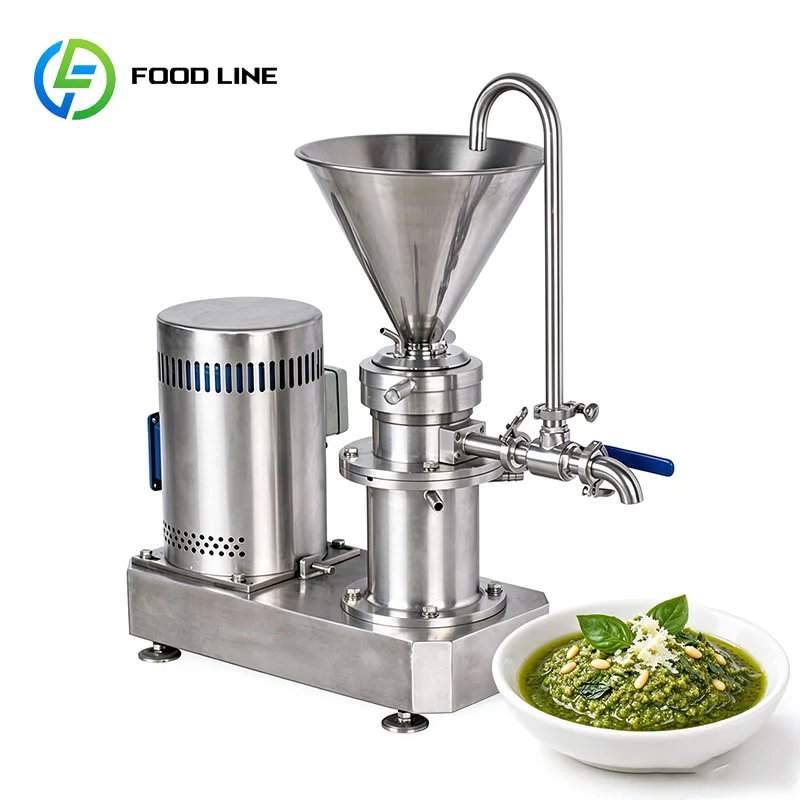 Colloid Mill Tahini Grinder Wet Paste Machine Sesame Butter Maker Peanut Paste Fruit Sauce Customized