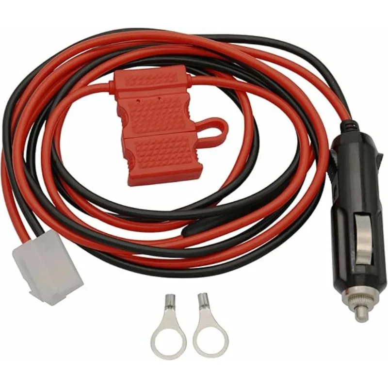 

T-Type Power Cable Cigarette Lighter Charger for KENWOOD TM-261A TM-271 ICOM IC-F1610 Yaesu FT-1802 FT-8800 FT-8900R Car Radio