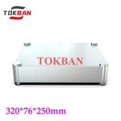 Tokban Audio 3206 320*76*250mm All Aluminium HIFI Preamplifier Chassis Enclosure DAC Decoder Headphone Amplifier Case Shell