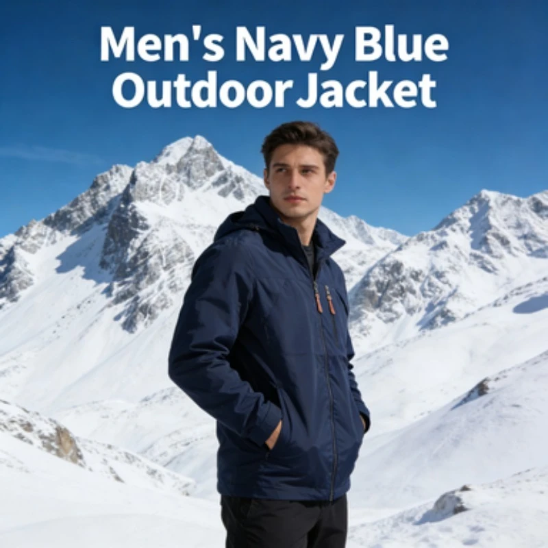 

Men Spring Autumn Solid Color Sports Jacket Windproof Waterproof Casual Winter Warm Outerwear