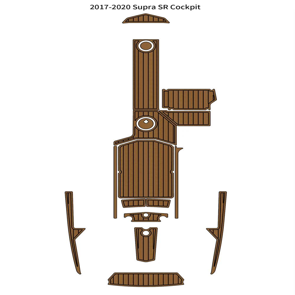 

2017-2020 Supra SR Cockpit Boat EVA Faux Foam Teak Deck Floor Pad