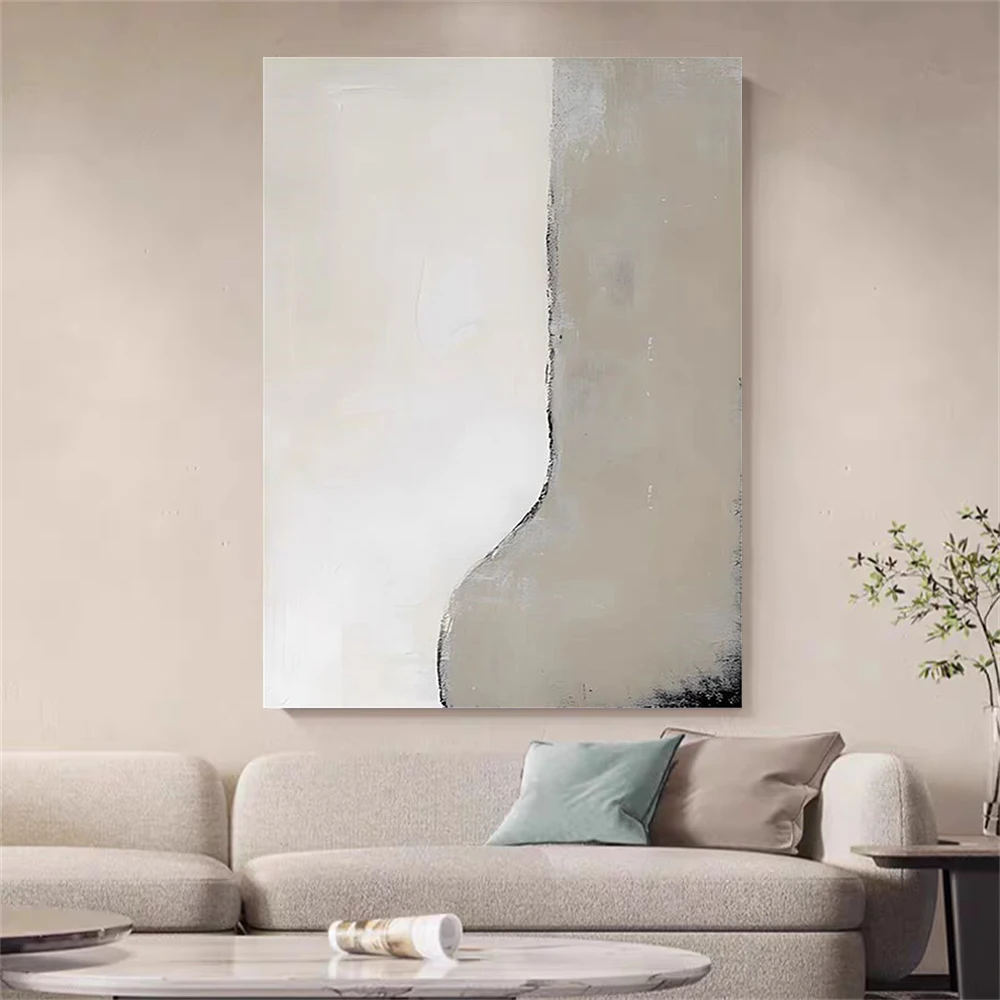 

Nordic Canvas Oil Painting Modern Abstract Acrylic Picture Gold And Blue Spatula Wall Art Pictures For Living Room Home Decor