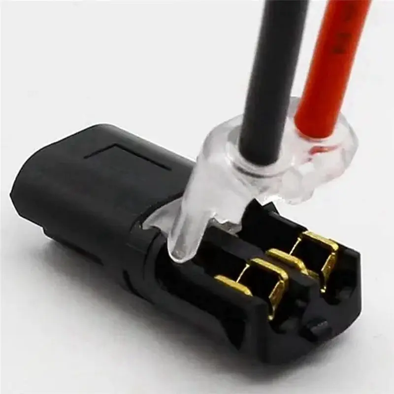 AEE3-Double - Wire Plug-In Connector With Locking Buckle (30 Pack)