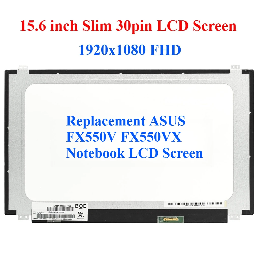 For ASUS FX550V FX550VX Notebook LCD Screen