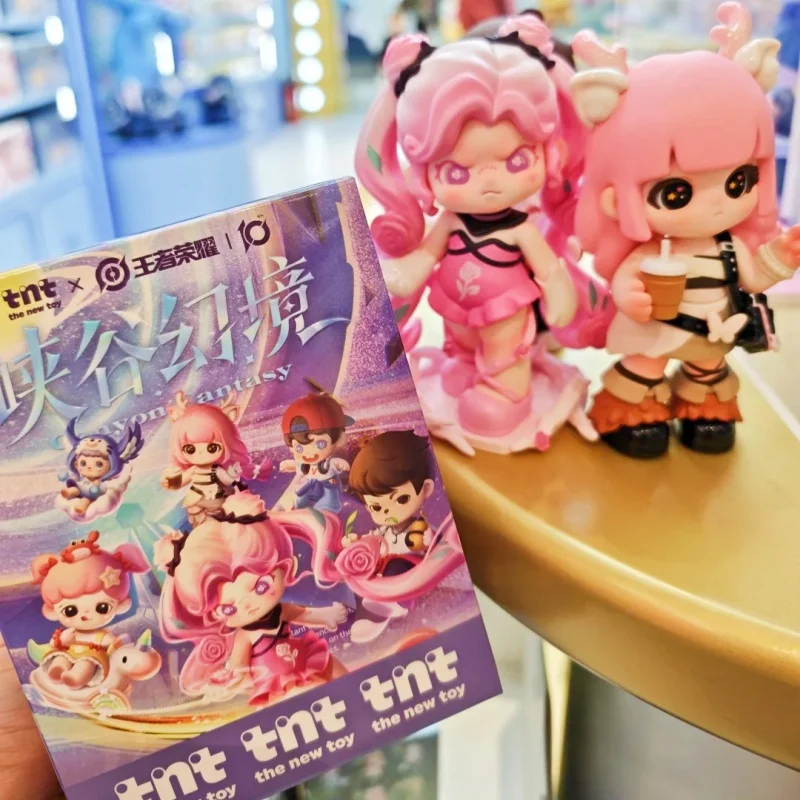 

Tntspace Honor of Kings Canyon Illusion Series слепая коробка — модная игровая фигурка в подарок Anmoo Rayan Dora Mystery, коллекционная