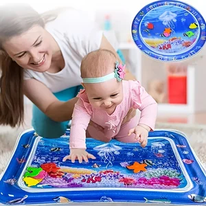 Inflatable Infinno Tummy Time Mat, Premium Baby Toys, Water Play Mat for Babies and Children 10 Main Sales Inflatable Toys - №2
