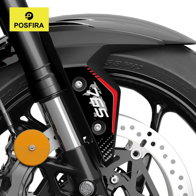 Наклейки-декали POSFIRA на переднее крыло мотоцикла для Triumph Street Triple 765 R RS 765RS 765R 2023-2026 2025 Аксессуары