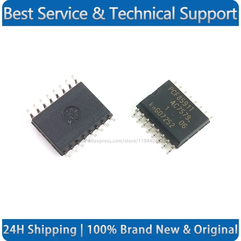 PCF8591T SOP16 8-bit analog-to-digital/digital-to-analog converter chip New Original