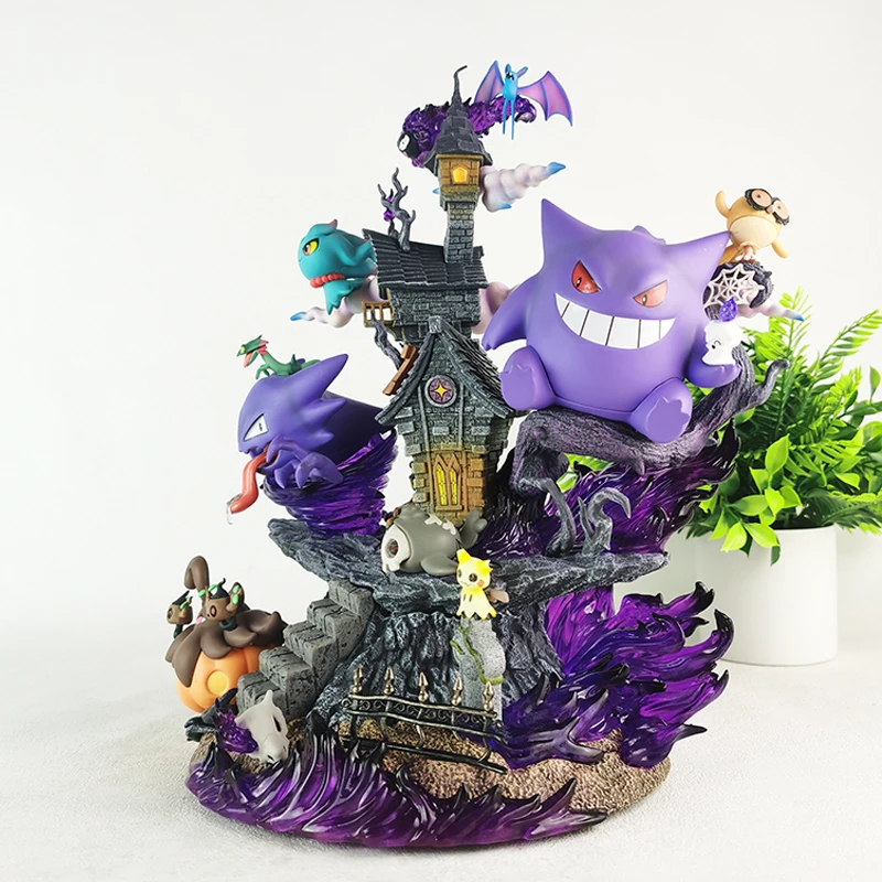 

New 31cm Anime Pokemon Gengar Ghost Claw Action Figure Pvc Collectible Kawaii Model Toy For Game Lovers And Gifts