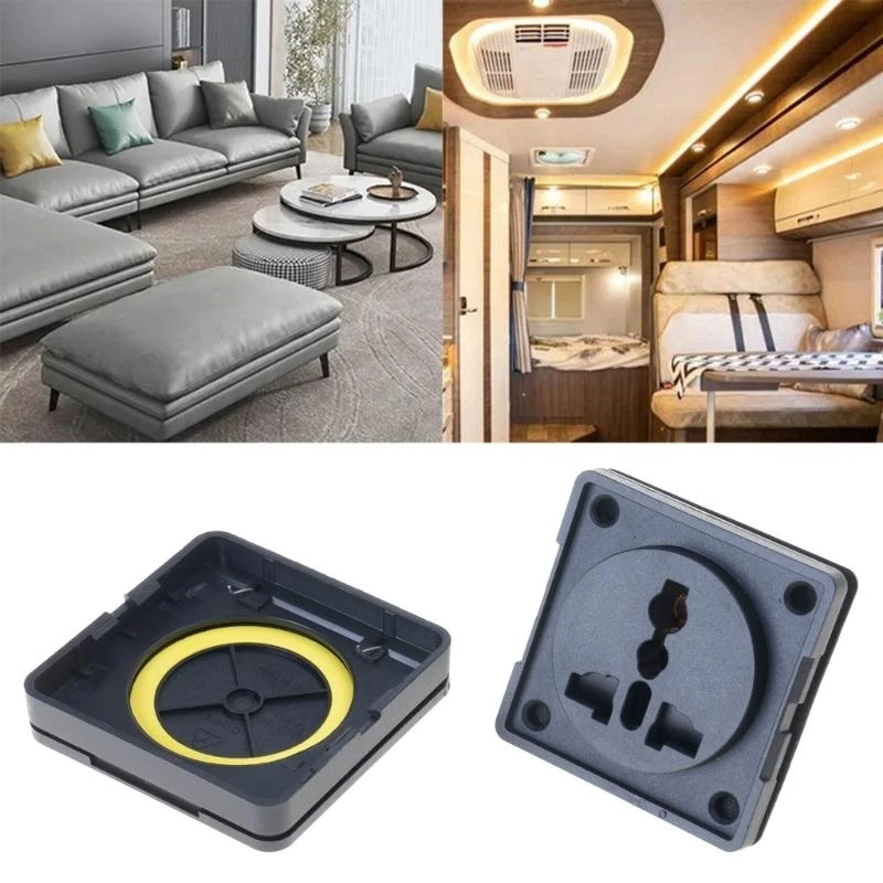 

P5ED 10A Weatherproof Outdoor Power Outlet , 10A 250V Electrical Socket with Flip Cover for Caravans RV
