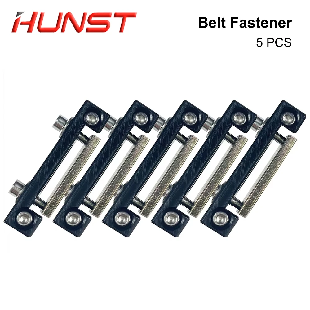 HUNST Belt Fastener For Open Timing Belt Transmission With Width 15mm / 20mm For X/Y Axis Hardware Tool Mechanical Parts