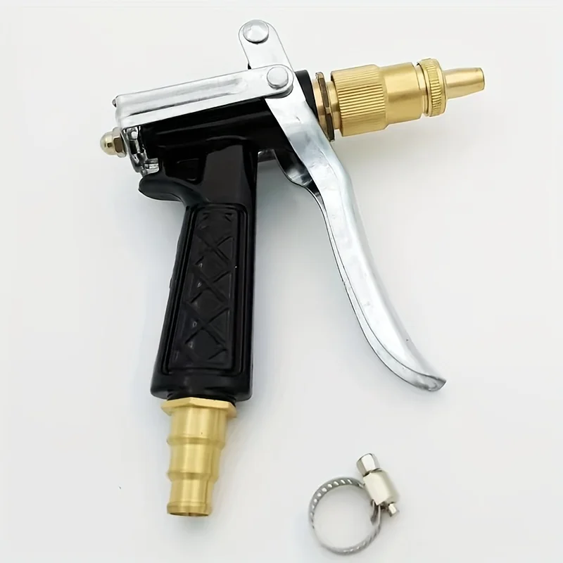 مسدس غسالة عالي الضغط ، رأس دش قابل للتعديل ، وصلة مضادة لللف ، مسدس مياه لغسيل السيارات #3