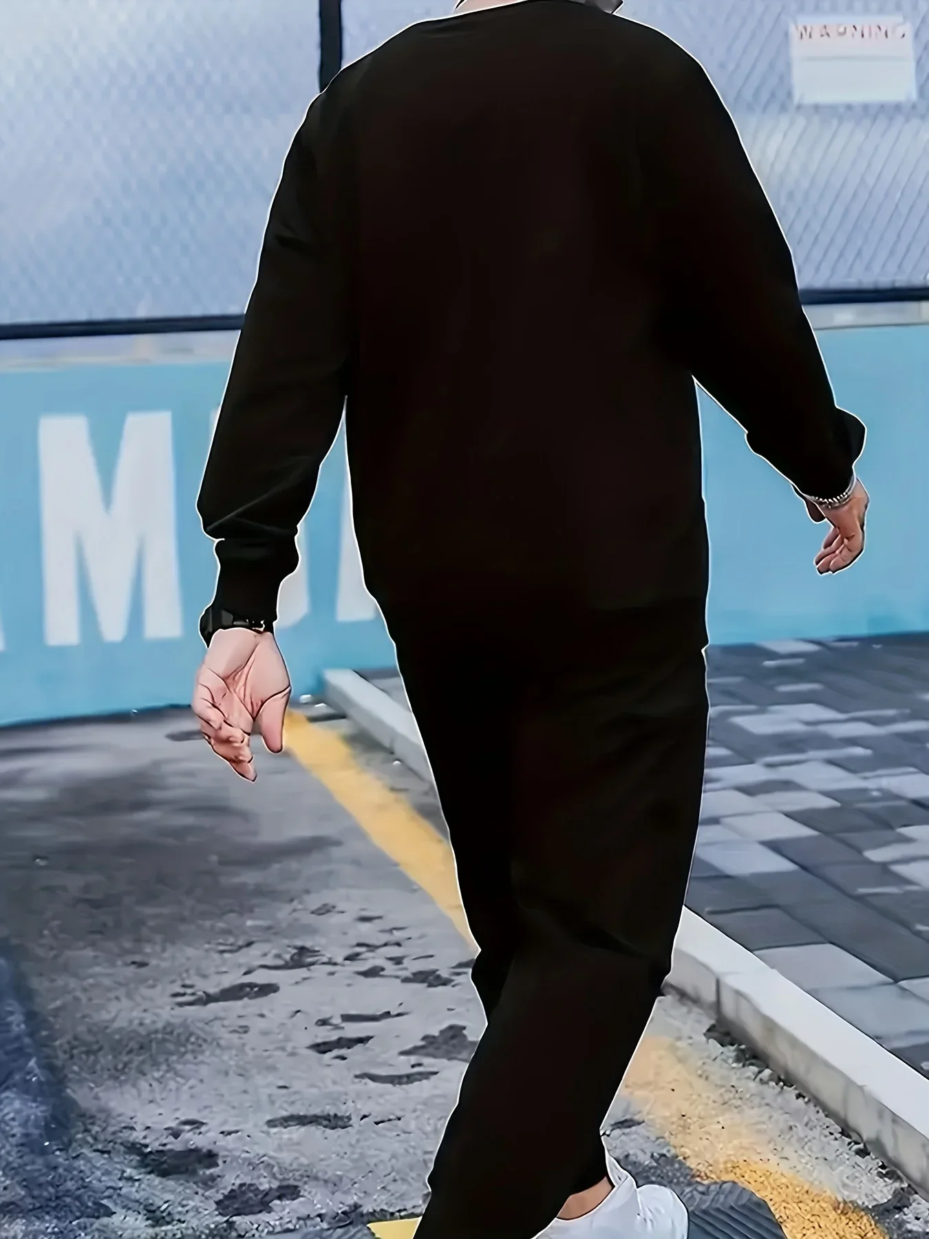 Herrenbekleidung Frühlings- und Herbstmode hochwertiges Fitness-Freizeitsport-Set Pullover Hoodie + Jogginghose zweiteiliges Set