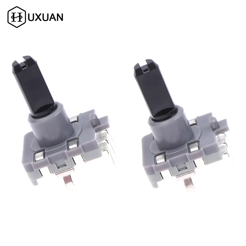 2Pcs EC16 Rotary Encoder 3Pins 360 Degree Infinite Rotation Gear Selection Controller Washing Machine Microwave Oven Accessories