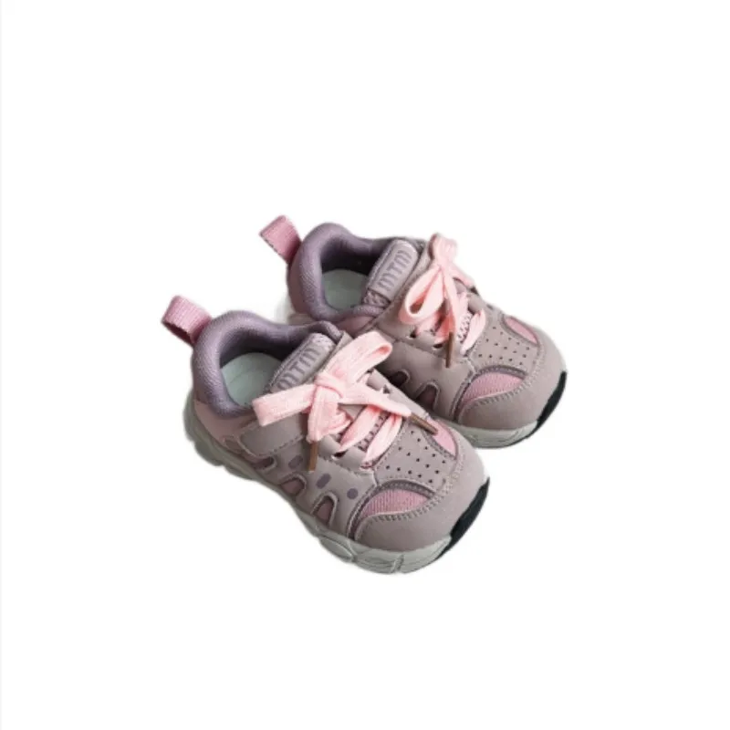 

2025 autumn children's sports shoes boys' fashionable dad casual shoes girls' baby soft soled walking shoes baby shoes 17-26