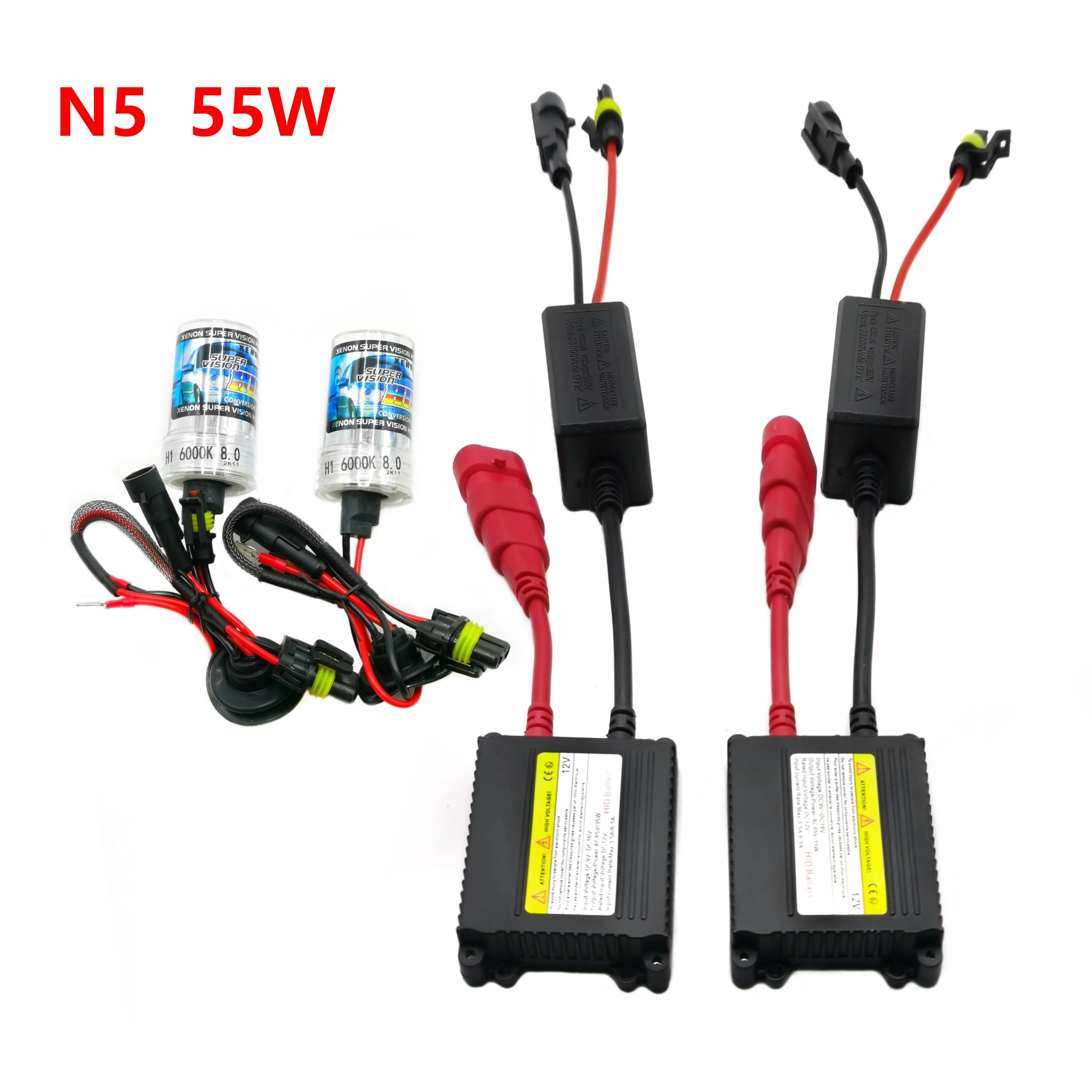 

12V DC 35W Xenon Kits H1 H3 H7 H8 H9 H11 9005 9006 HB3 HB4 Xenon Globes 12v Cars HID Headlights Replacement Foglamps