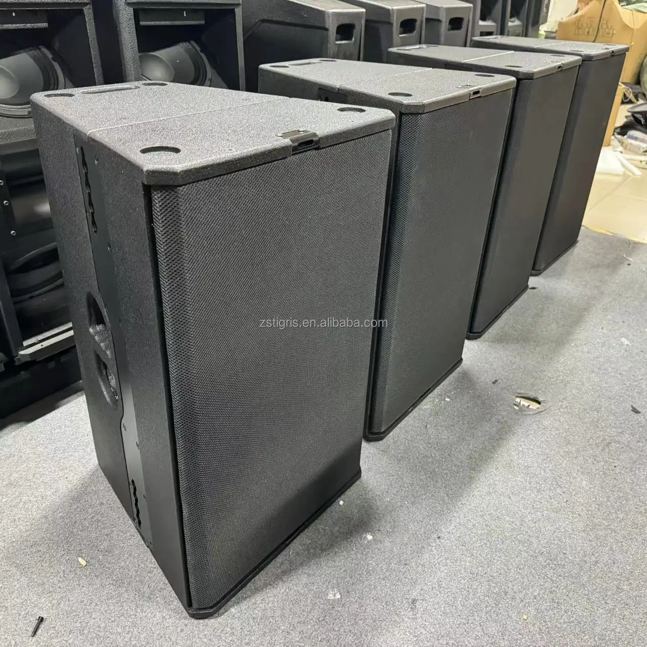 T24N Hot Professional Speaker 1400W Dual 12'' Powerful Stage Dj pa System Audio Active/Passive Stage Speakers