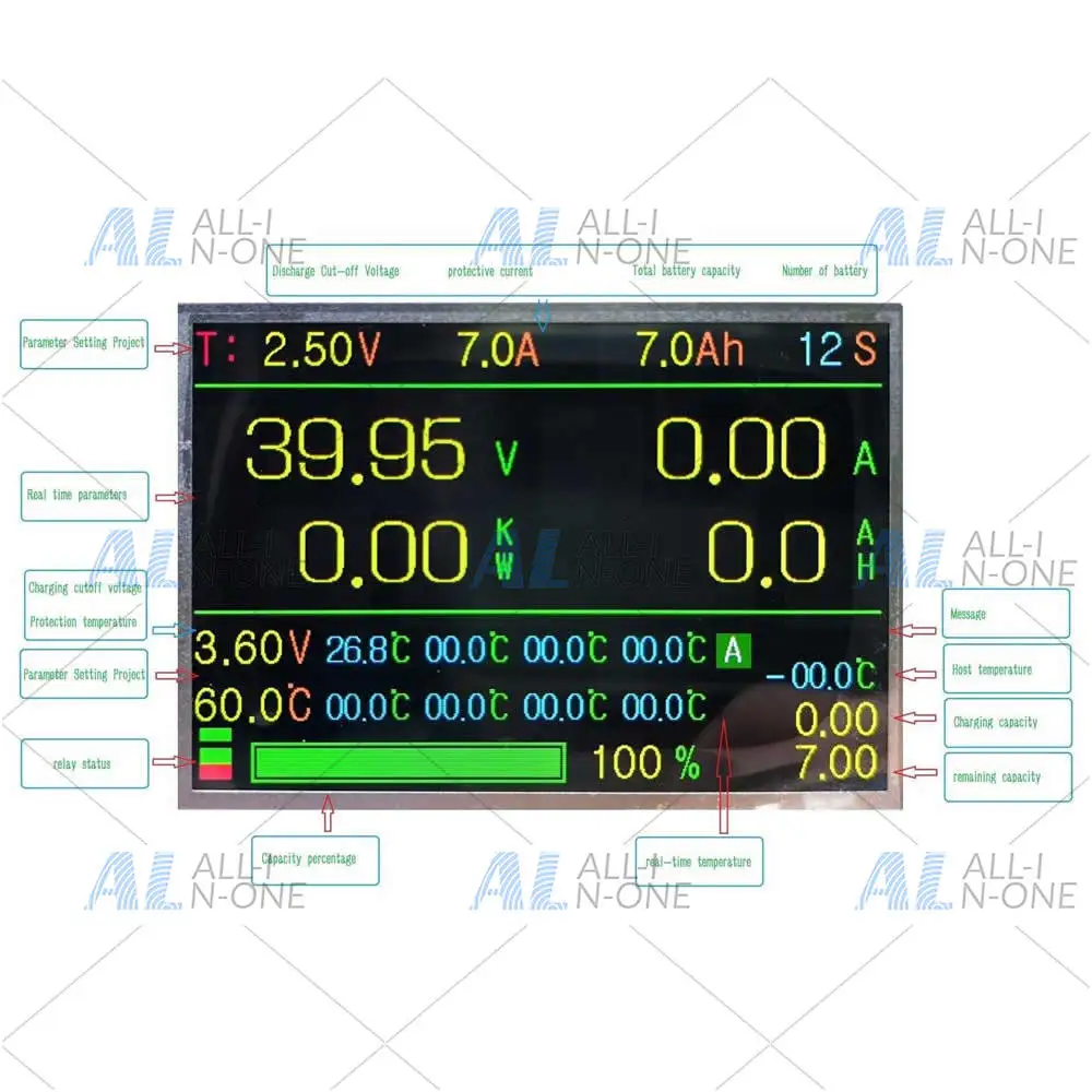 4-192S String Battery Protection Board Lithium Iron Phosphate Ternary Lithium Titanate Battery Management BMS