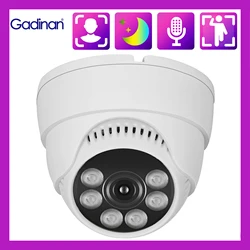 Gadinan Full Color Night Vision 4K 8MP IP Camera Motion Detect Alert P2P Security Surveillance ONVIF Face Comparison XMEYE