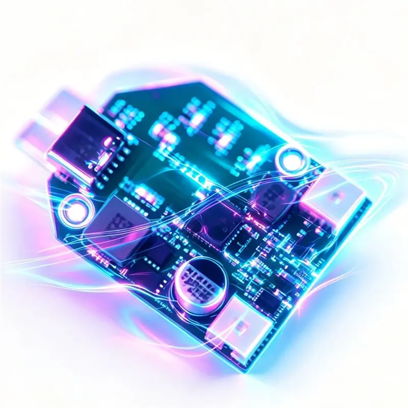 B76B Brushless 3-Speed Fan Circuit Board DC 9V 12V 5V 2A Type-C Interface Control