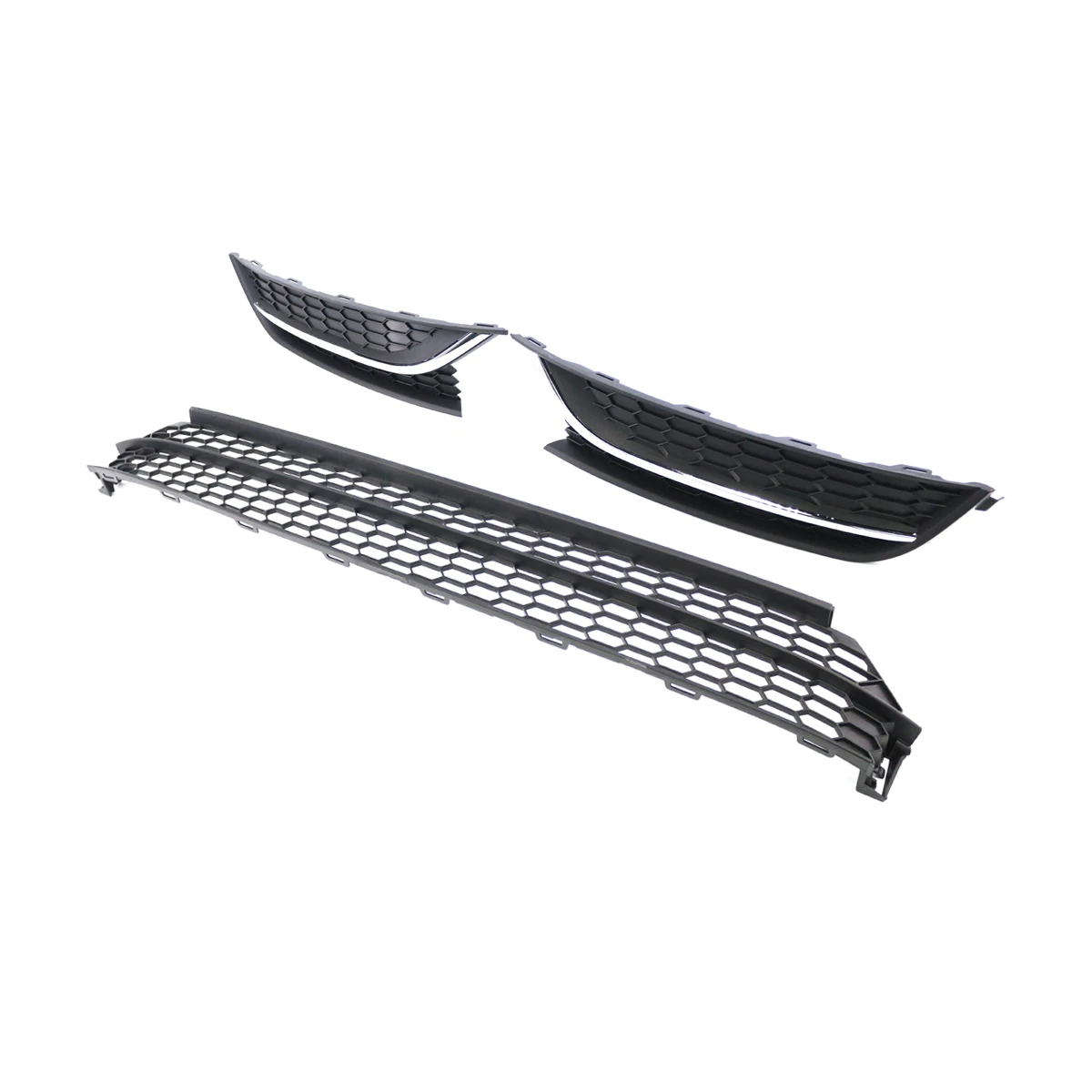 US Model Car Front Bumper Lower Fog Light Vent Grille Grill Cover Case Fit For VW Passat 2012 2013 2014 2015 ABS Black 561853667