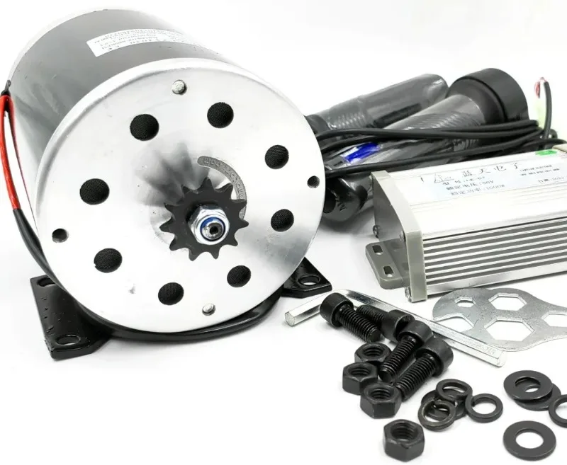 36V 48V 1000W Electric Motor 3000RPM Go-Kart With  Brushed DC Motor Rated Speed Brushless Motor Chain Drive 25H-11T