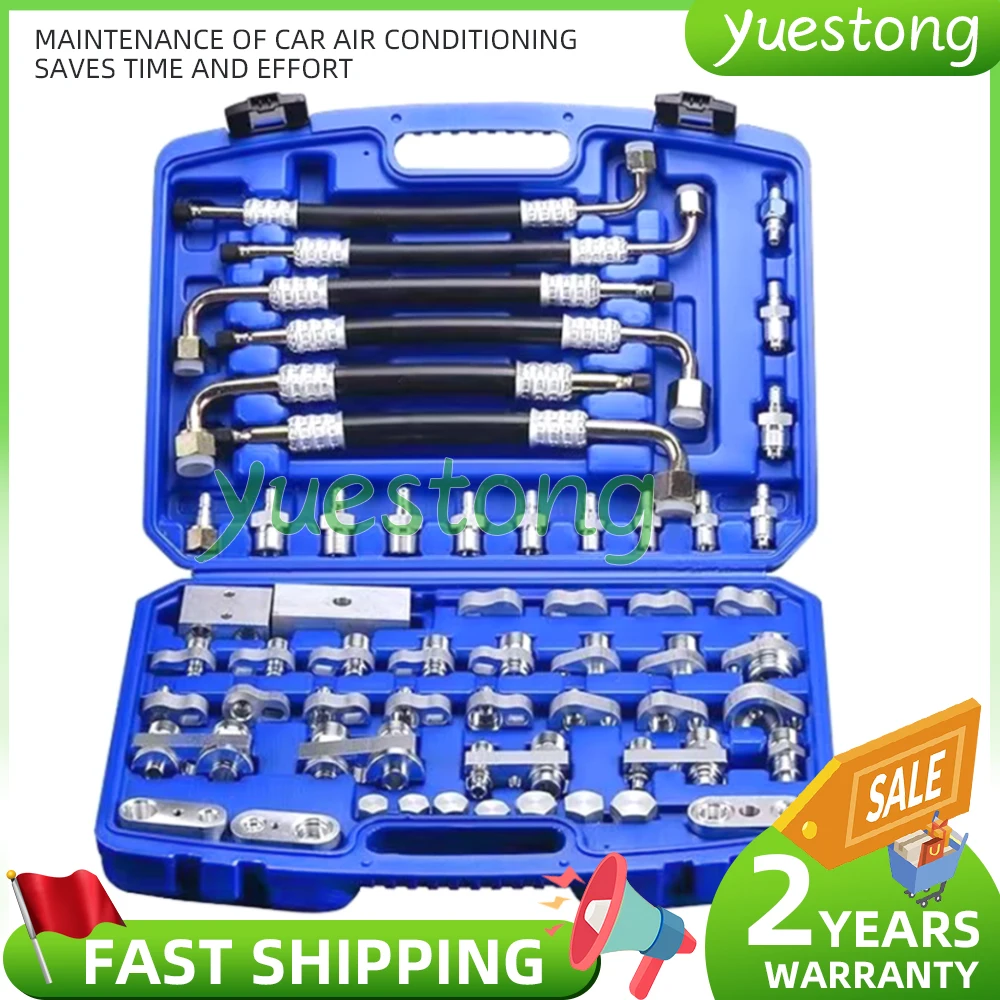 

56-86 pieces Car air conditioning leak detection tool leak detection leak test plug truck engineer vehicle pipeline maintenance