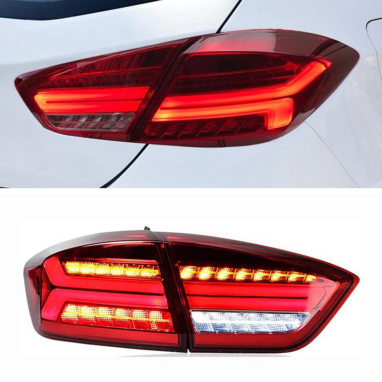 

Rear Light LED Taillight Assembly For Chevrolet Cruze Sedan Chevy 2016 2017-2018 Tail Turn Signal Brake Reverse Lamp Taillamp