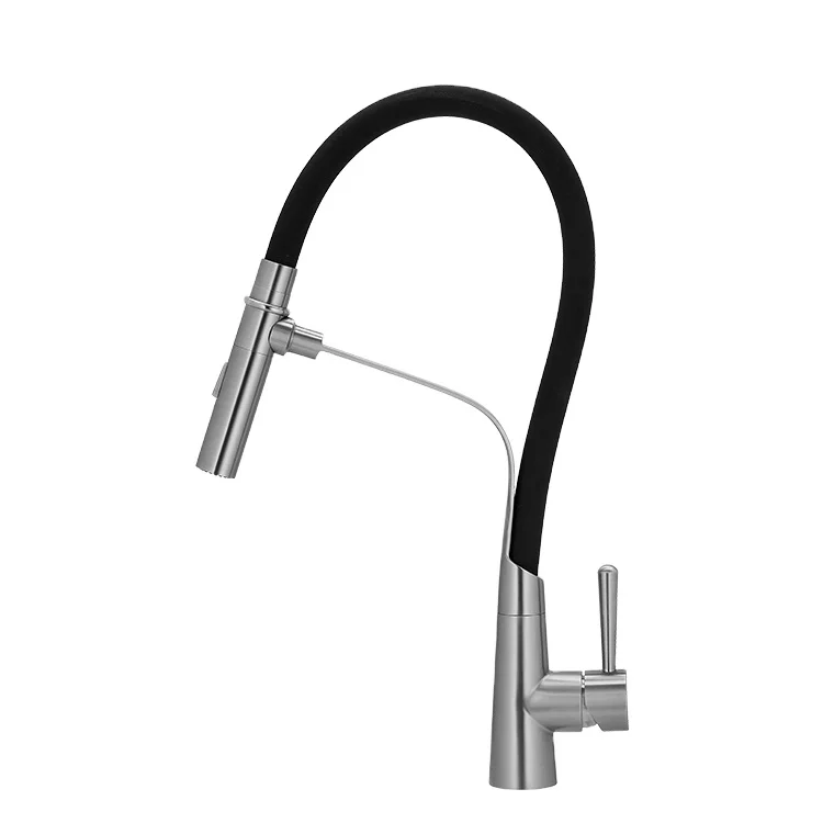 

New design stainless steel concealed mixer tap pull out kitchen faucet for home hotel bar