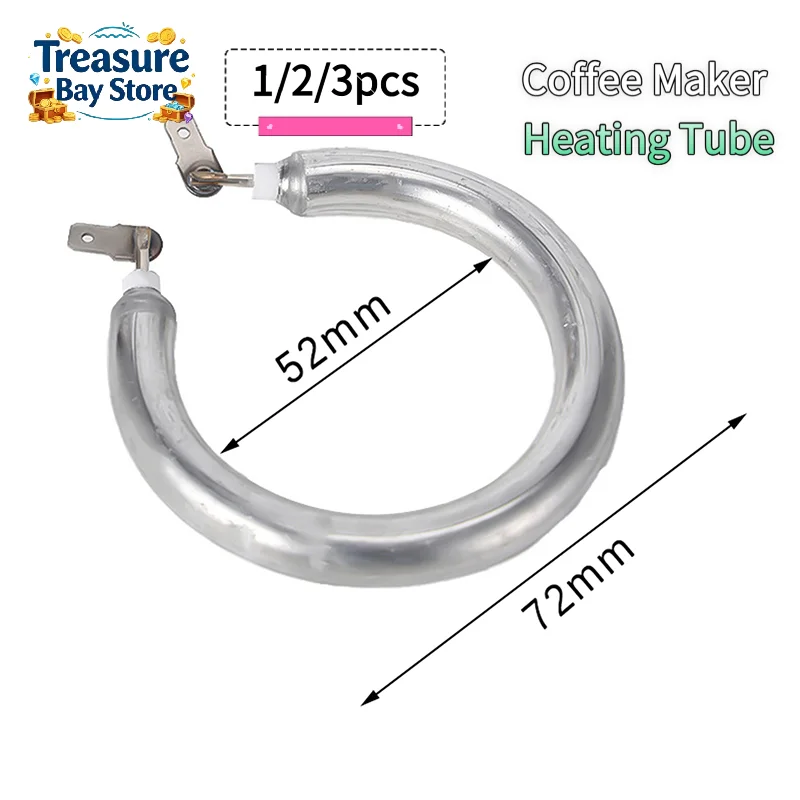 Coffee Maker Heating Tube Element Heat Pipe Coffee Machine Heater Hot Water Rod Pump Espresso Machines Maker Accessory