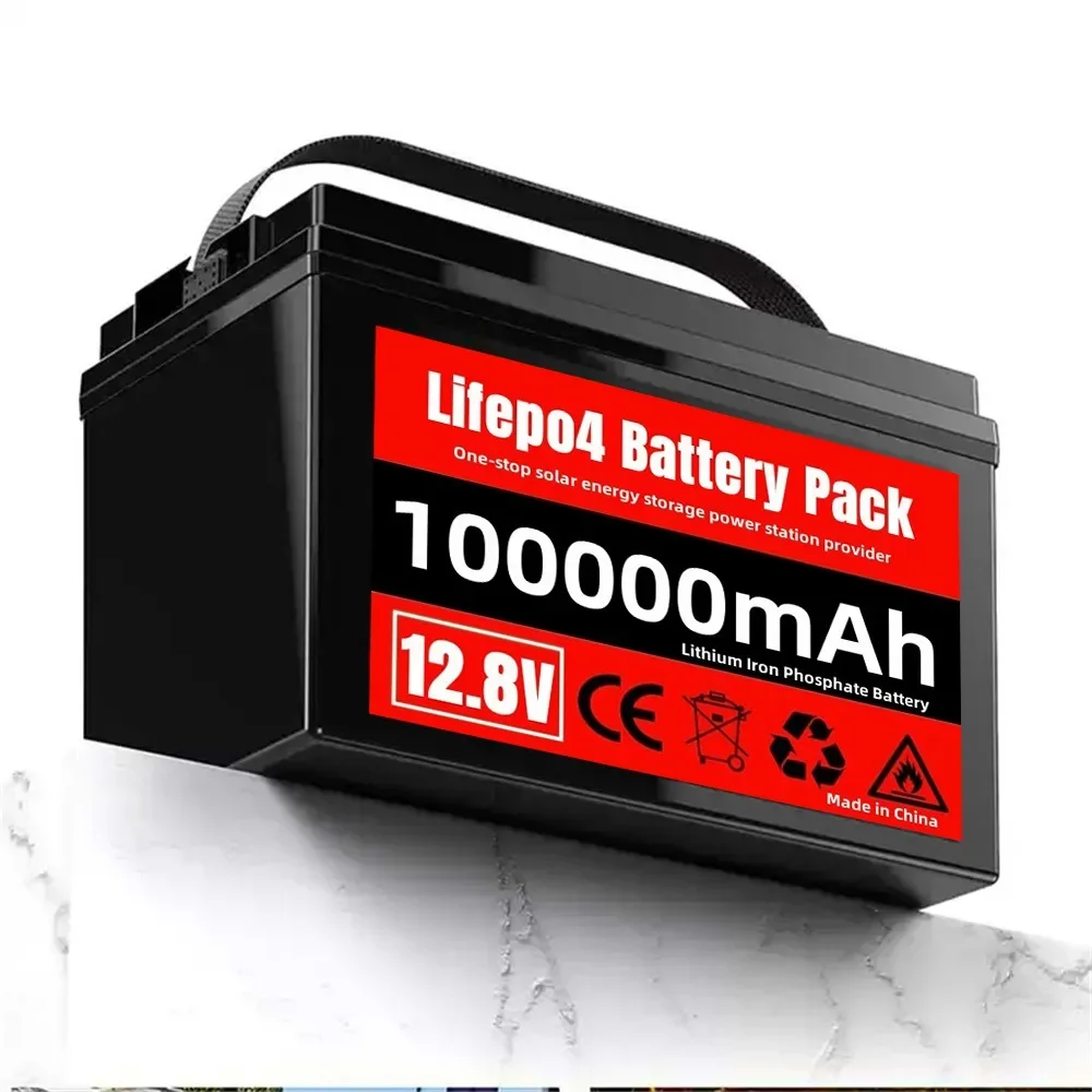 Lifepo4 battery 12V 100Ah 200Ah 300Ah LiFePo4 Battery Pack Lithium Iron Phosphate Batteries Built-in BMS For Solar Boat No Tax