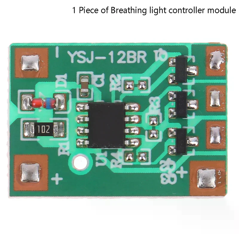 3V6V12V Breathing Light Module 3-way 300mAh Battery Soft Glow Slow Flashing for  Raspberry Pi Smart Home