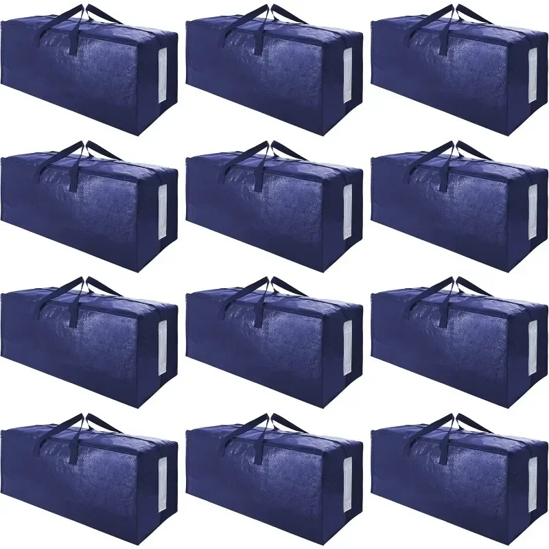 

Authenticity guarantee.12 Pack Extra Large Moving Bags with Strong Zippers & Carrying Handles, Heavy Duty Storage Tote for Space