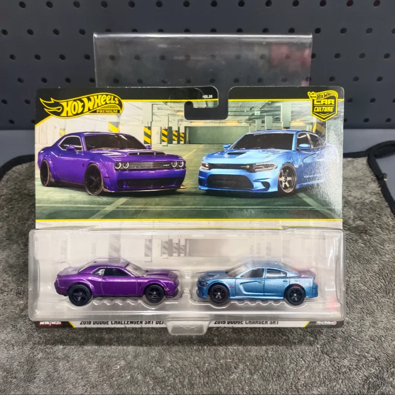 Hot Wheels Premium Diecast Car Model Set Mitsubishi Lancer Evolution Subaru Porsche Dodge Collectible Toy For Hobbyists