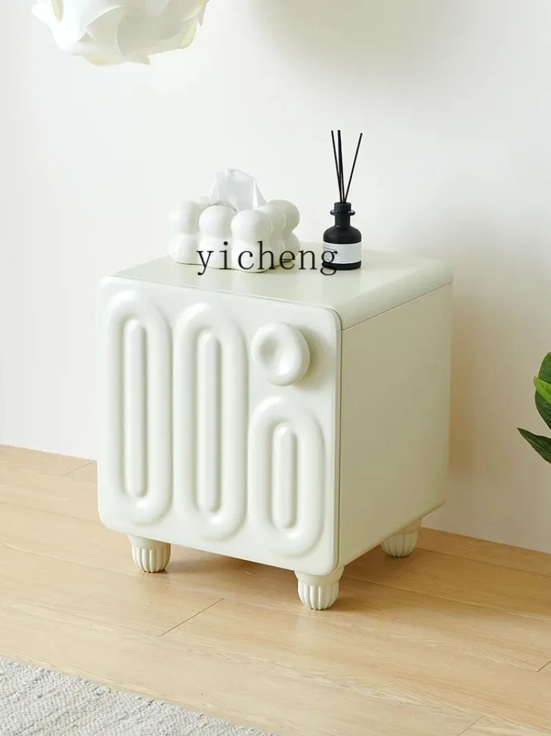 Modern Minimalist Solid Wood Bedside Cabinet Ins Storage Cabinet Small Children Bedside Cabinetn2
