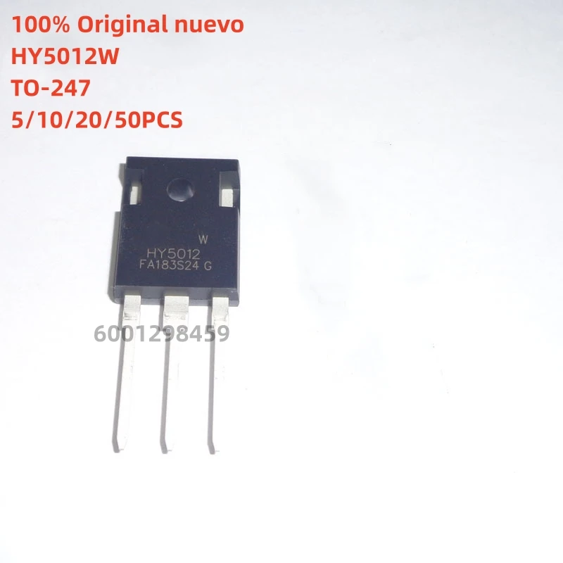 

100% original nuevo 5pcs - 50pcs HY5012W TO-247 125V300A 2.9mΩ 500W transistor MOSFET