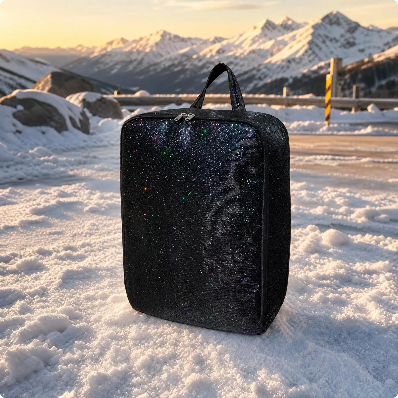 Seasonal Ski Gear Storage Bag Snow Boot Carrier Waterproof for Travel and Closet Organization