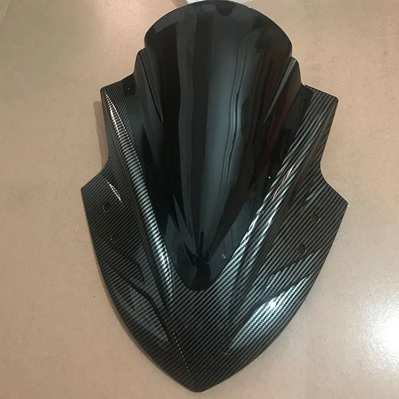 For Kawasaki Ninja 400 EX400 Z400 2018 2019 2020 2021 2022 2023 2024 Windscreen Screen Double Bubble Windshield Wind Deflectors