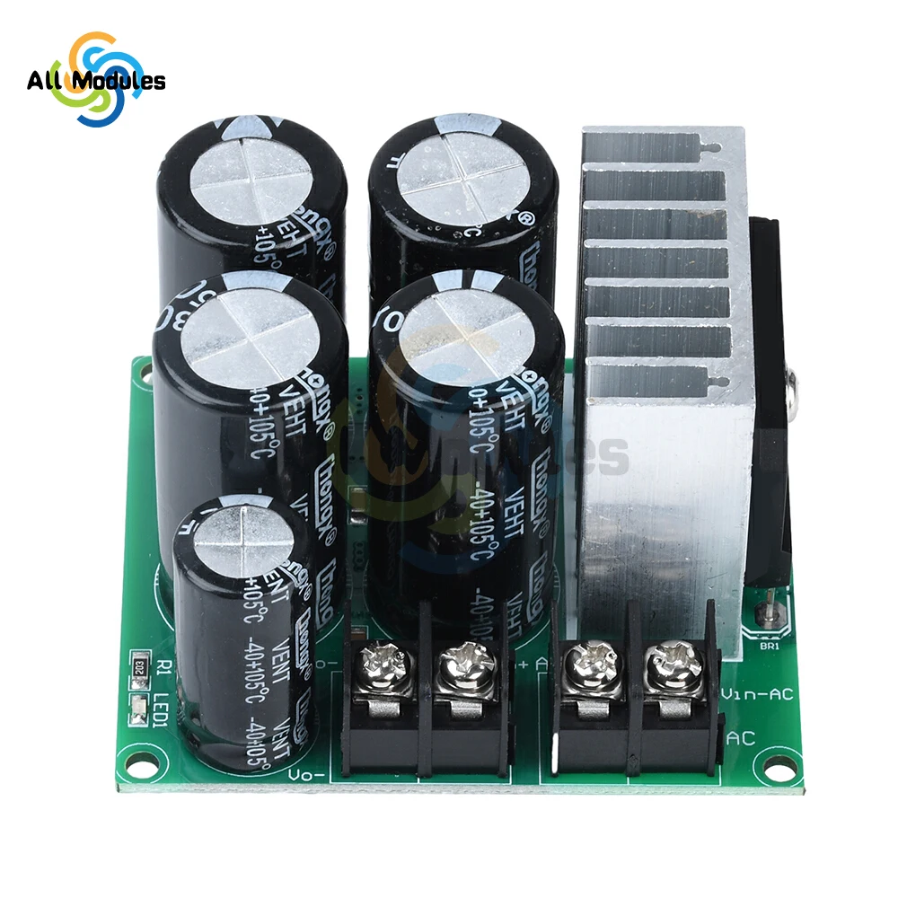 10A Single Power Supply Module Rectifier Filter Board Unregulated Power Supply Board Power Amplifier Single Power Supply Board