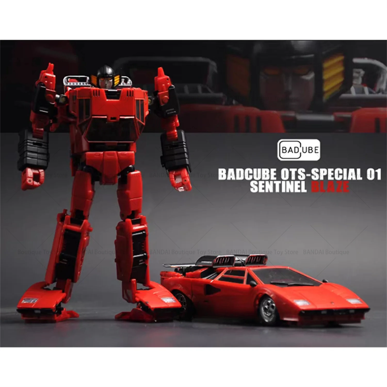 

[IN STOCK] Transformation BadCube OTS BC Sunstreaker Diaclone Color Action Figure With Box