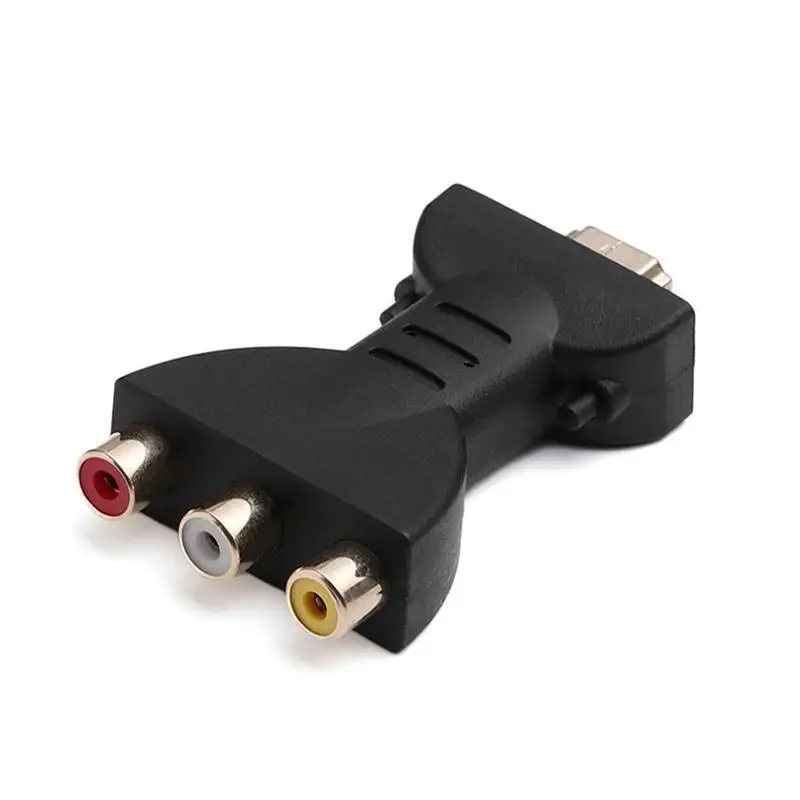 HDMI To AV Audio Adapter Red White Yellow HDMI TO AV Converter RCA Adapter Cable Adapter HDMI TO 3 RCA