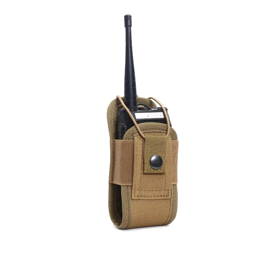 Tactical Molle Radio Walkie Talkie Pouch 1000D Outdoor Portable Radio Interphone Holster Carry Bag Hunting Camping Mag Pocket