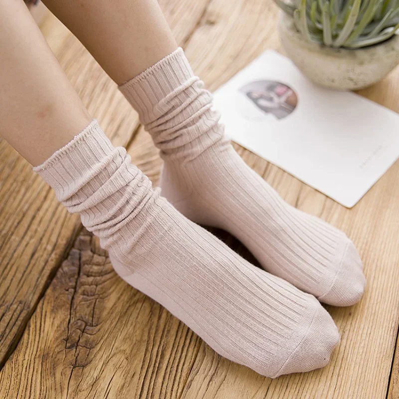 5 Pairs Cute Smiling Print Socks, Comfy & Soft Crew Sports Socks, Women's Stockings & Hosiery image 6