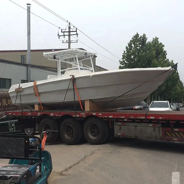 Aluminium fishing boat with 200hp outboard engine
